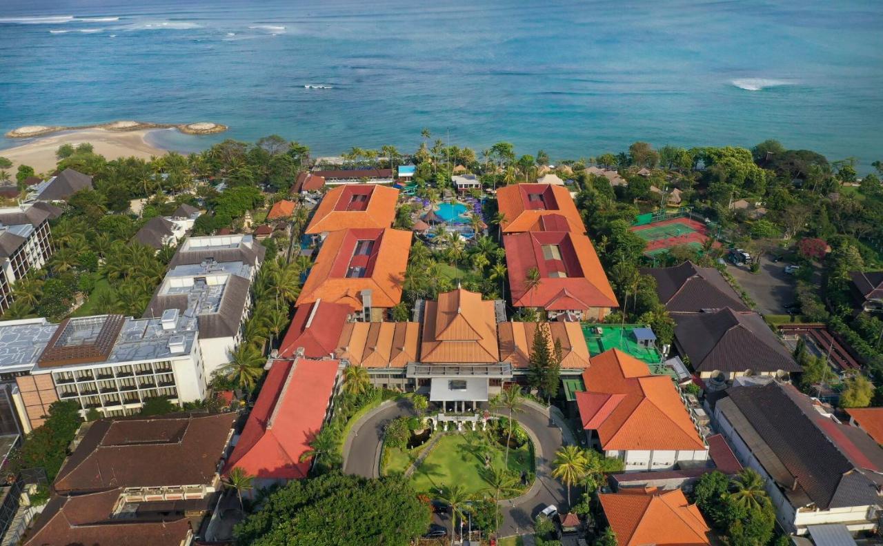 Bali Dynasty Resort Кута Екстер'єр фото Aerial view of the resort
